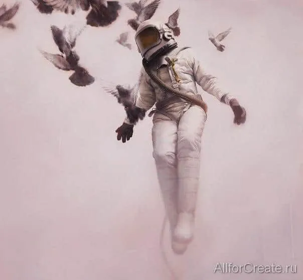 Jeremy Geddes голуби и космонавт