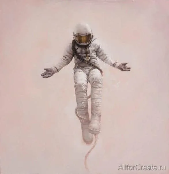 космонавт в розовом Jeremy Geddes