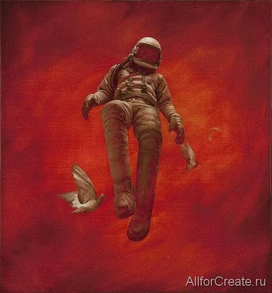 космонавт в красном Jeremy Geddes