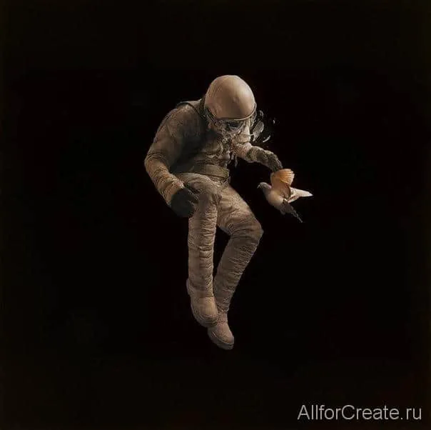 Jeremy Geddes космонавт с голубем