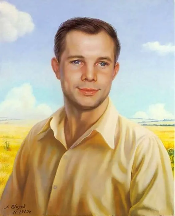 Портрет Юрия Гагарина