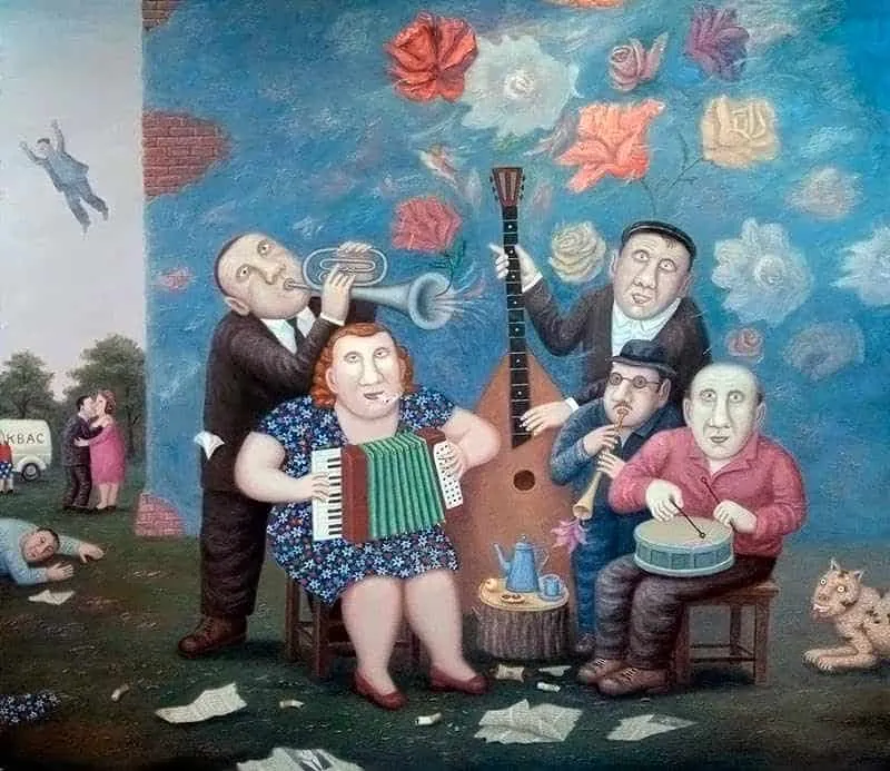 Любаров. Лабухи. 2017. Холст, масло, 110 х 120 см