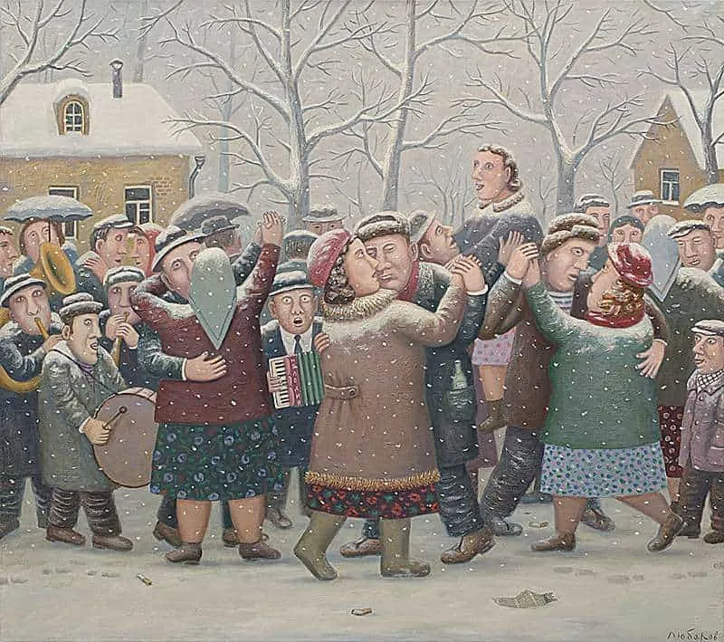 Случайный Вальс. 2018 г. Холст, масло, 90 х 100 см