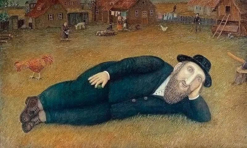 Любаров, Суббота, 1998 год. Холст, масло, 60 х 100 см