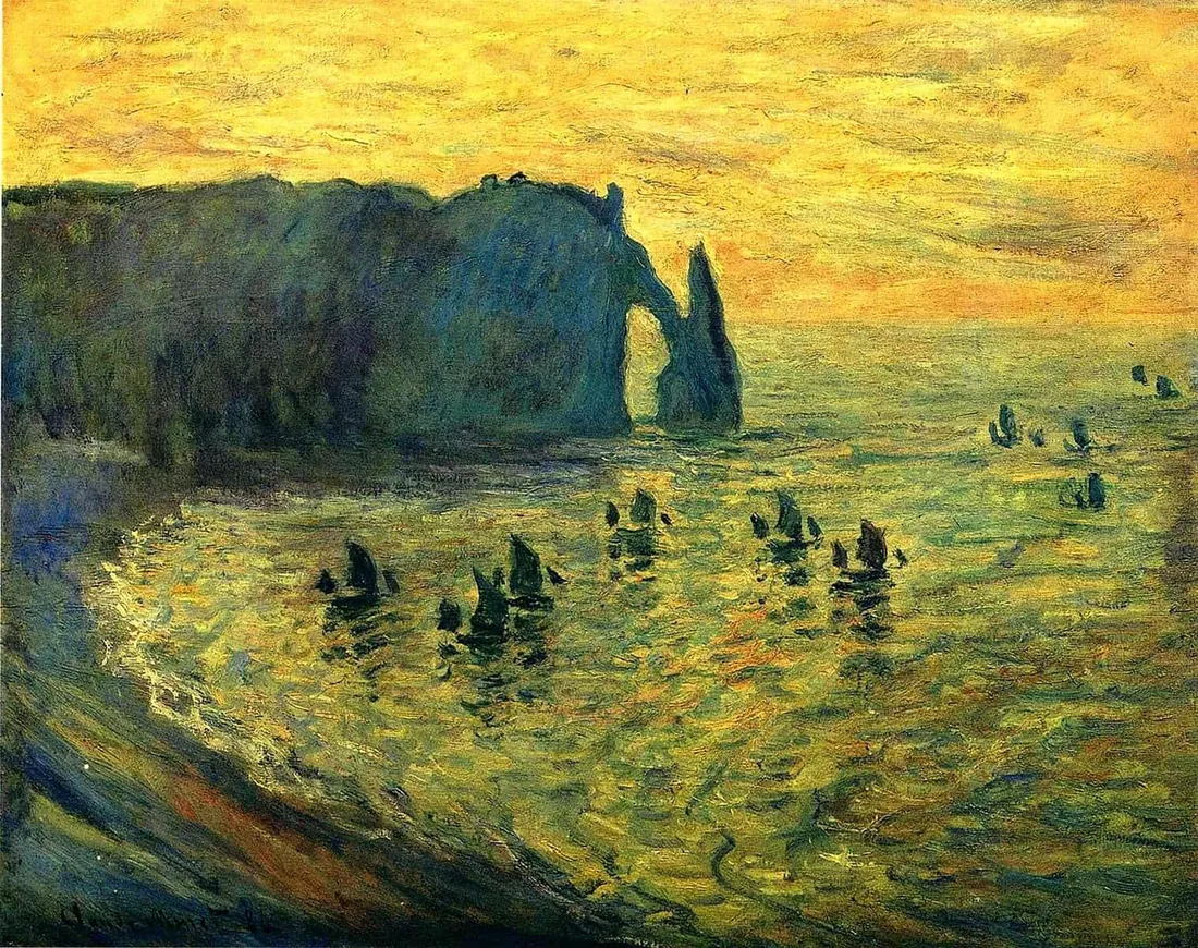 Клод Моне. «Скалы в Этрета»