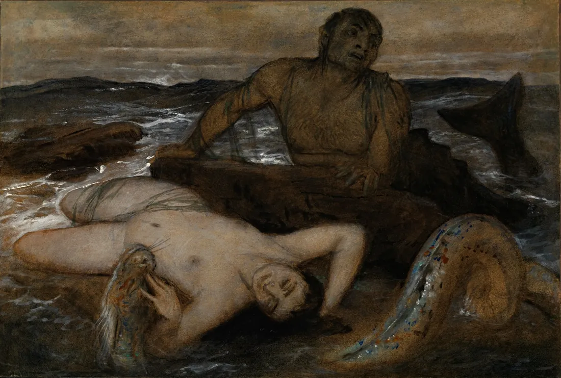 Arnold Böcklin · Triton and Nereid