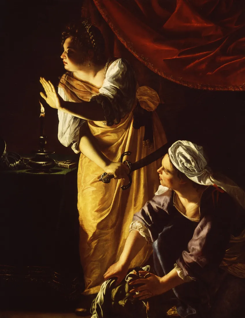 Artemisia Gentileschi · Judith and Her Maidservant with the Head of Holofernes