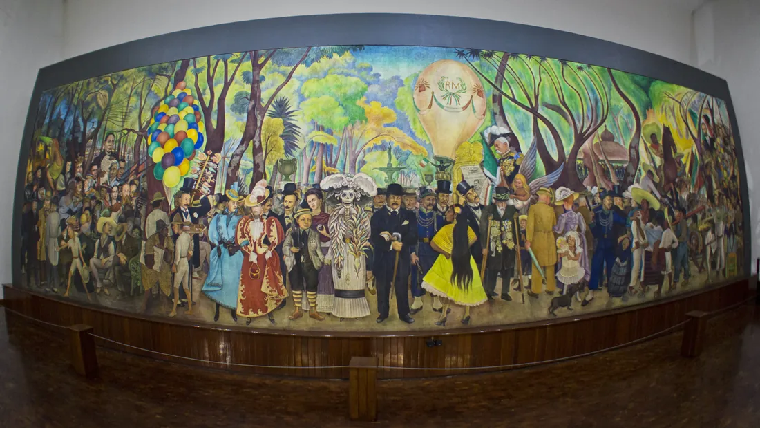 Wikipologus · Sueño de una tarde dominical en la Alameda Central (Dream of a Sunday Aftern