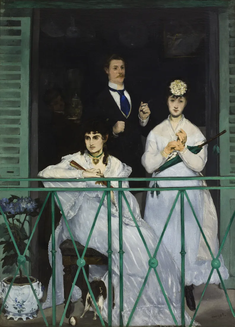 Édouard Manet · Le balconThe Balcony