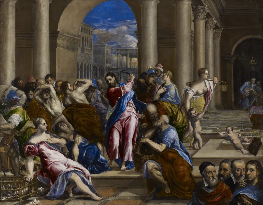 El Greco · Christ driving the money-changers from the Temple