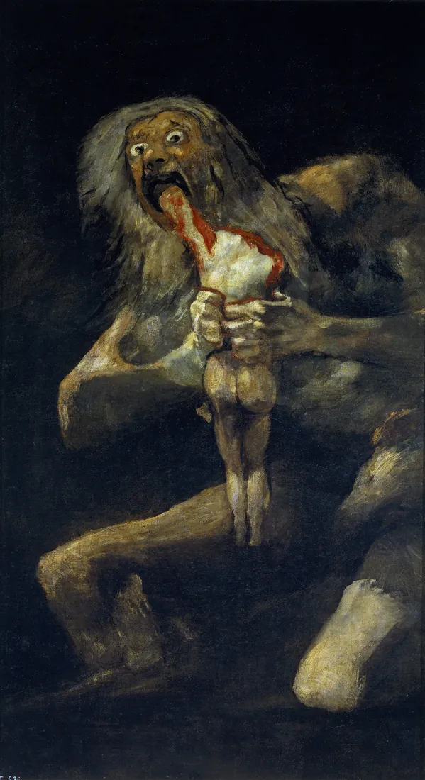 Francisco Goya · Saturn Devouring His Son (from The Black Paintings)