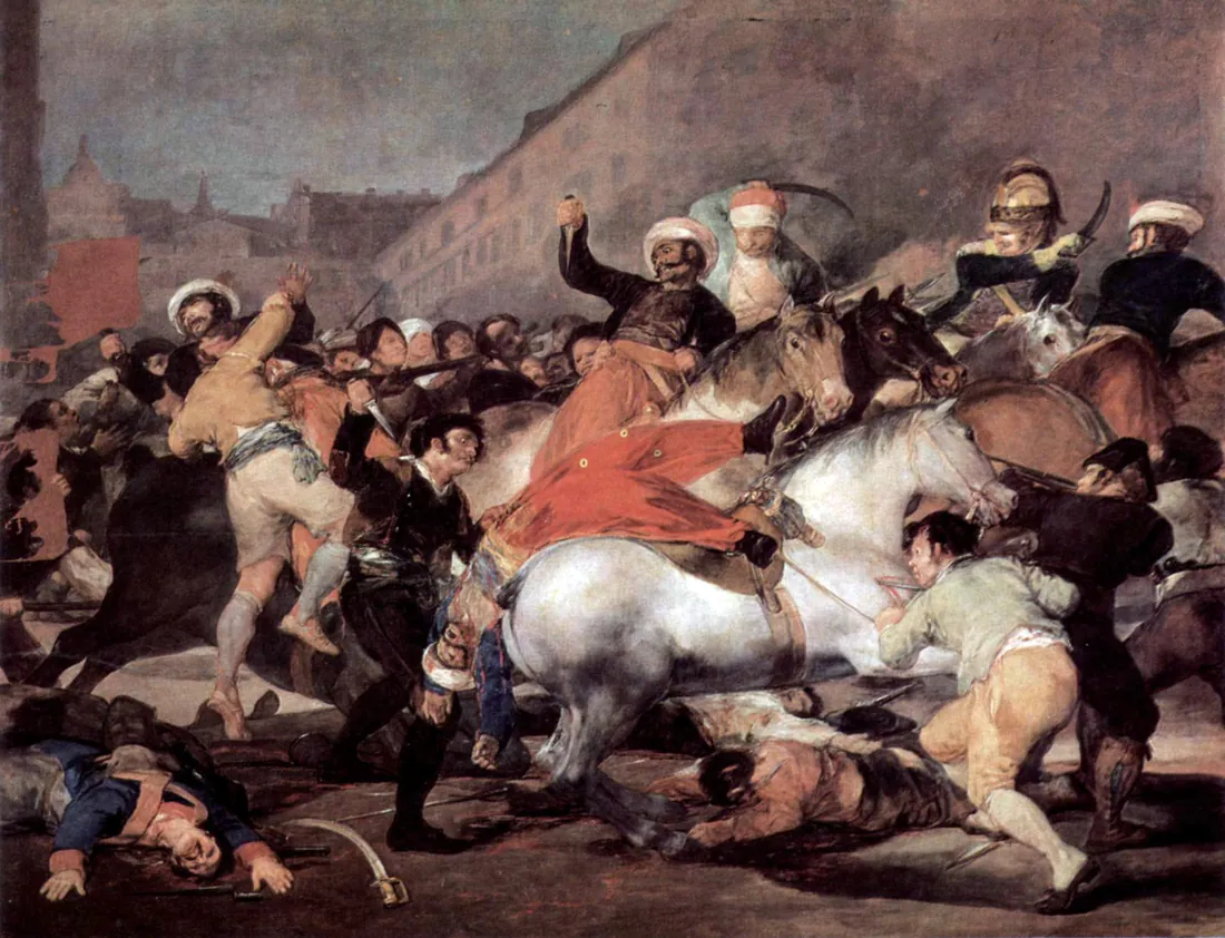 Francisco Goya · El dos de mayo de 1808 en Madrid The Second of May 1808 or The Charge of