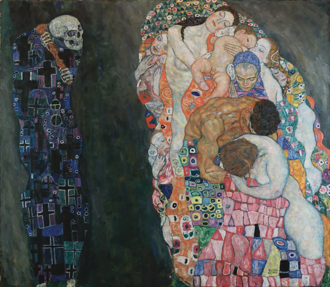Gustav Klimt · „Tod und Leben”