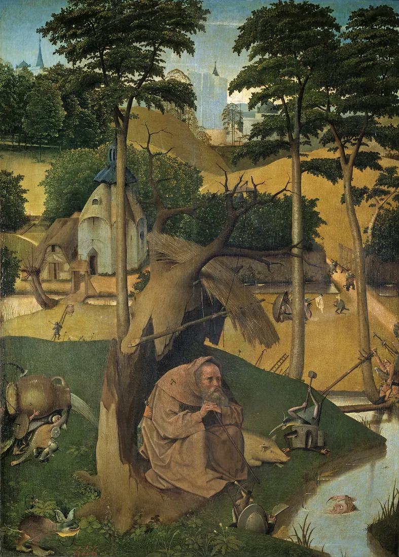 Follower of Hieronymus Bosch · De verzoeking van de H. Antonius The Temptation of St Antho