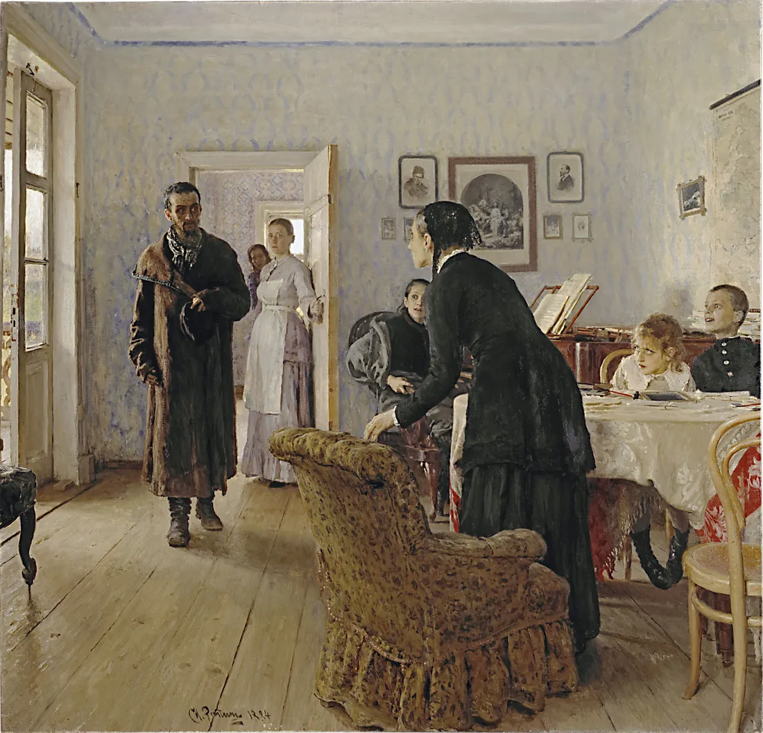 Ilya Repin · Не ждали»They did not expect him