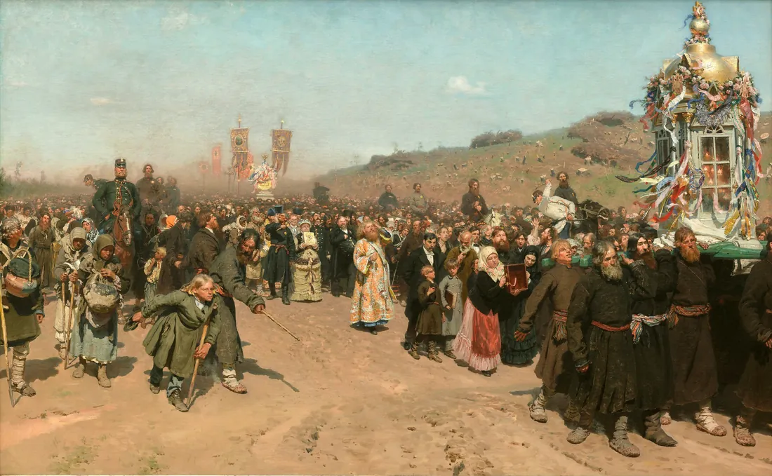 Ilya Repin · Religious Procession in Kursk Province
