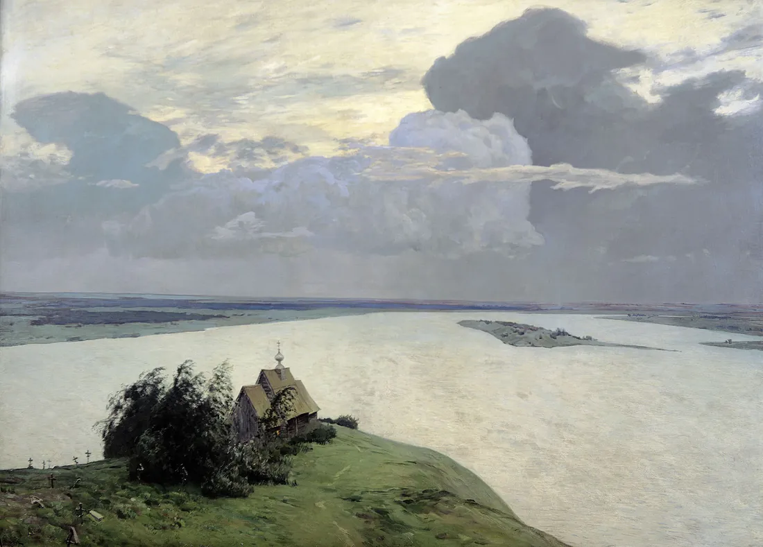 Isaac Levitan · Over Eternal Quiet