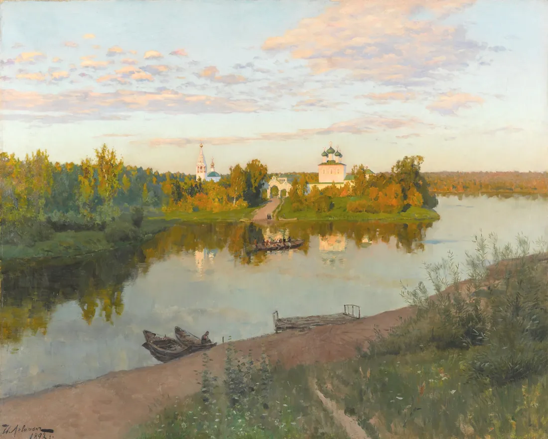 Isaac Levitan · Levitan Evening bells 1892