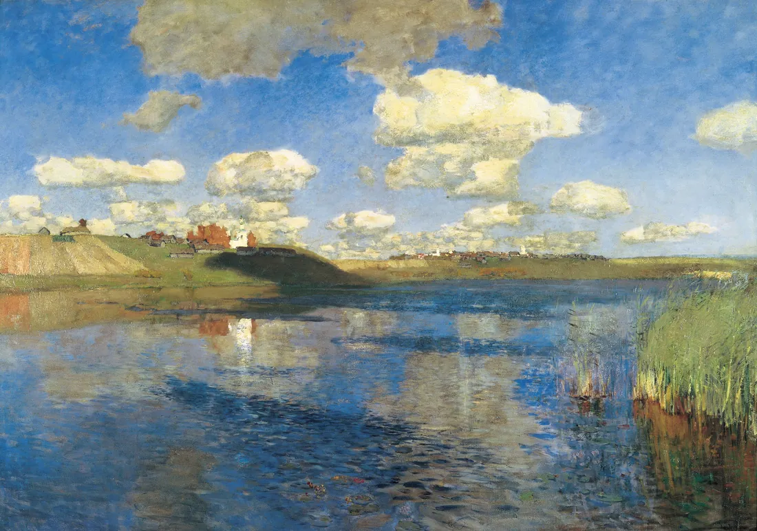 Isaac Levitan · Озеро. Русь »Lake. Russia