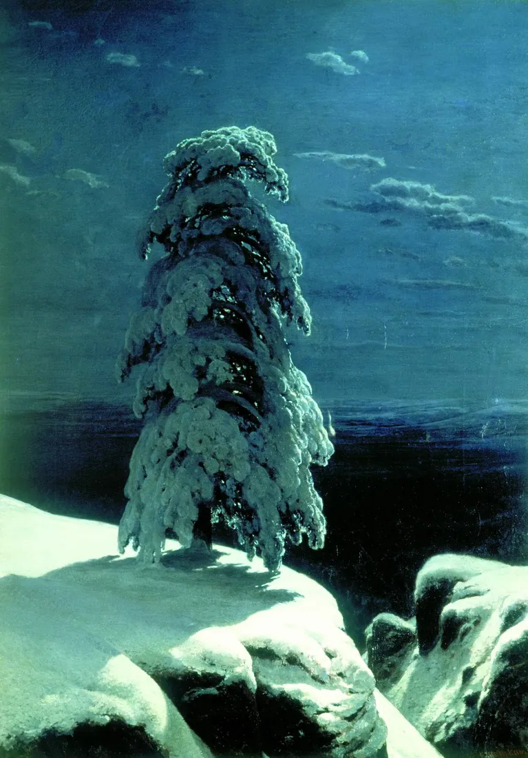 Ivan Shishkin · На севере диком…»In the wild north…