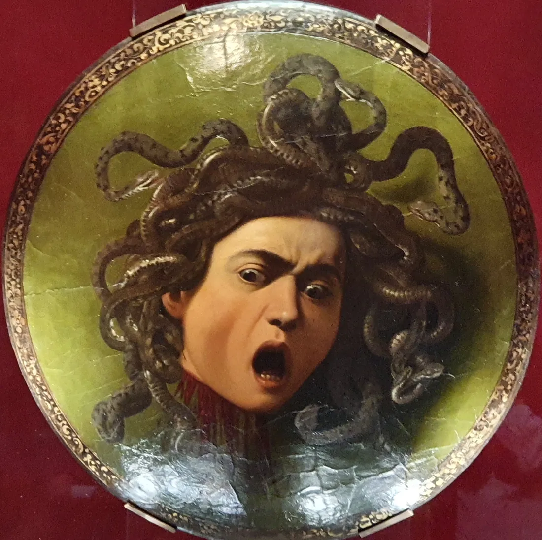 Yair Haklai · Medusa by Caravaggio-Uffizi