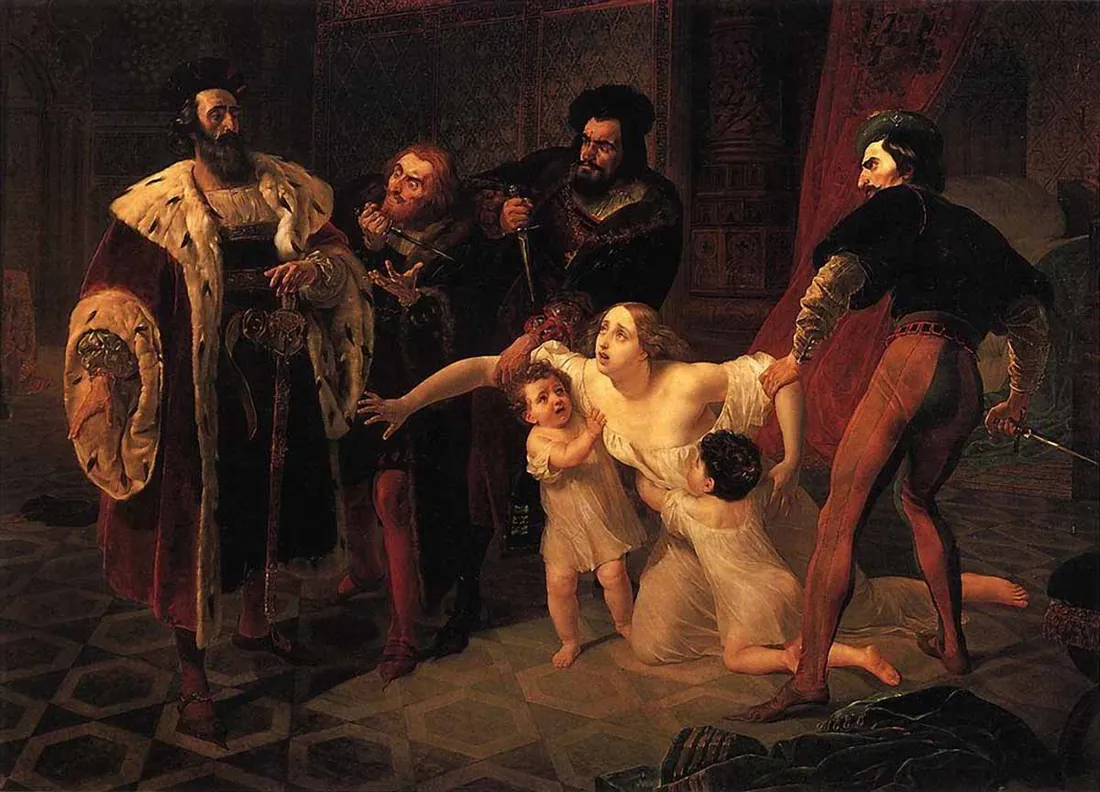 Karl Bryullov · The Assassination of Inês de Castro