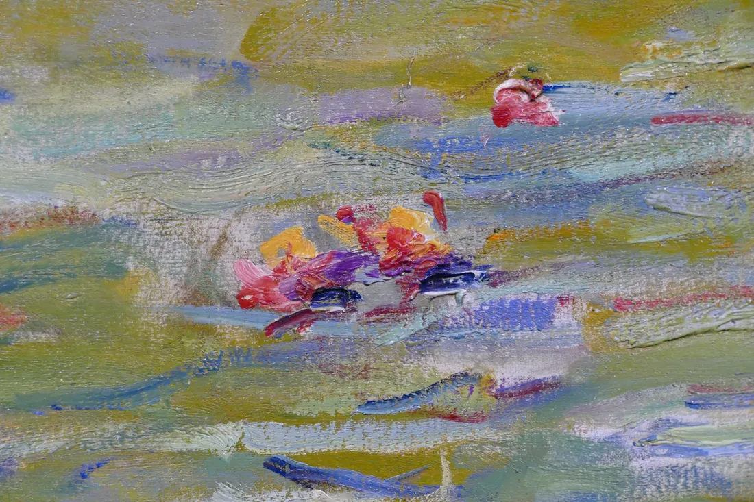 Kritzolina · Detail of "The Water-Lily Pond" by Claude Monet 02