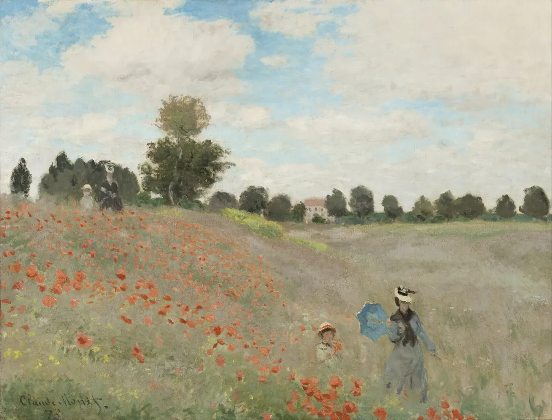Claude Monet · Wild Poppies Near Argenteuil
