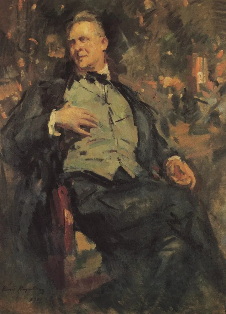 Konstantin Korovin · Портрет Ф.И.Шаляпина»Portrait of Chaliapin