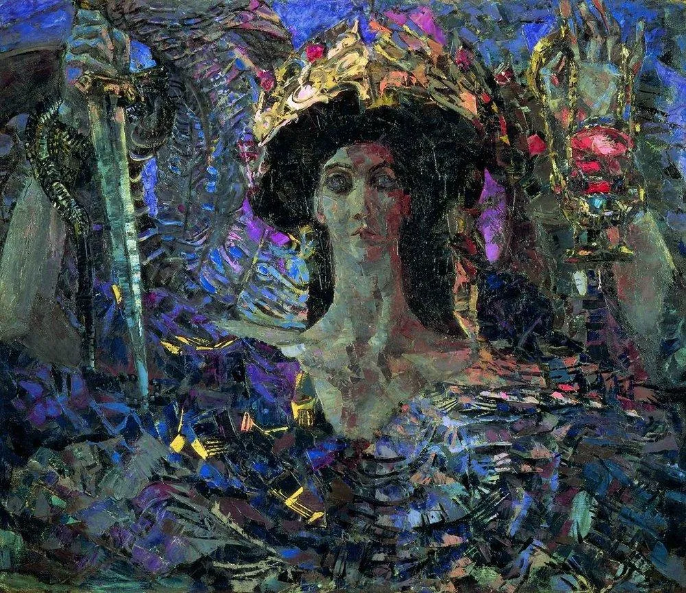 Mikhail Vrubel · Six-winged Seraph (Azrael)
