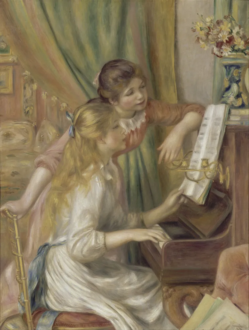 Pierre-Auguste Renoir · Jeunes filles au piano