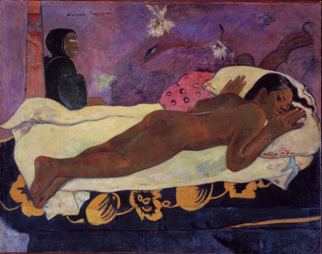 Paul Gauguin · Tahitian: Manao tupapauThe Spirit of the Dead Keeps Watch