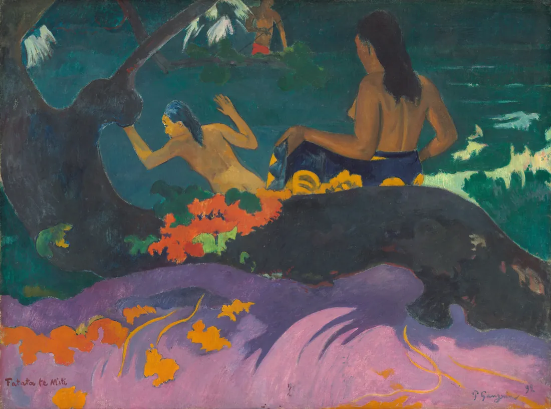 Paul Gauguin · Tahitian: Fatata te mitiBy the Sea
