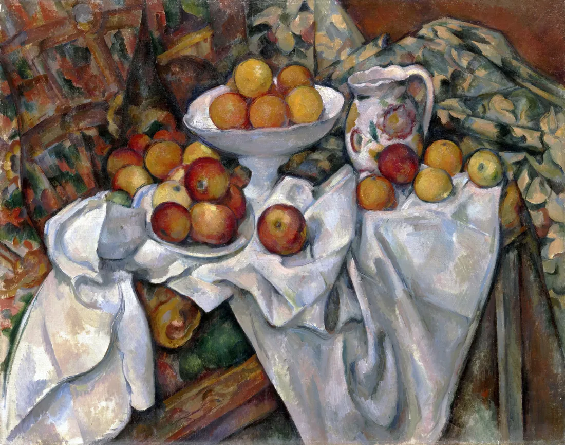 Paul Cézanne · Stilleben mit Äpfeln und Orangen