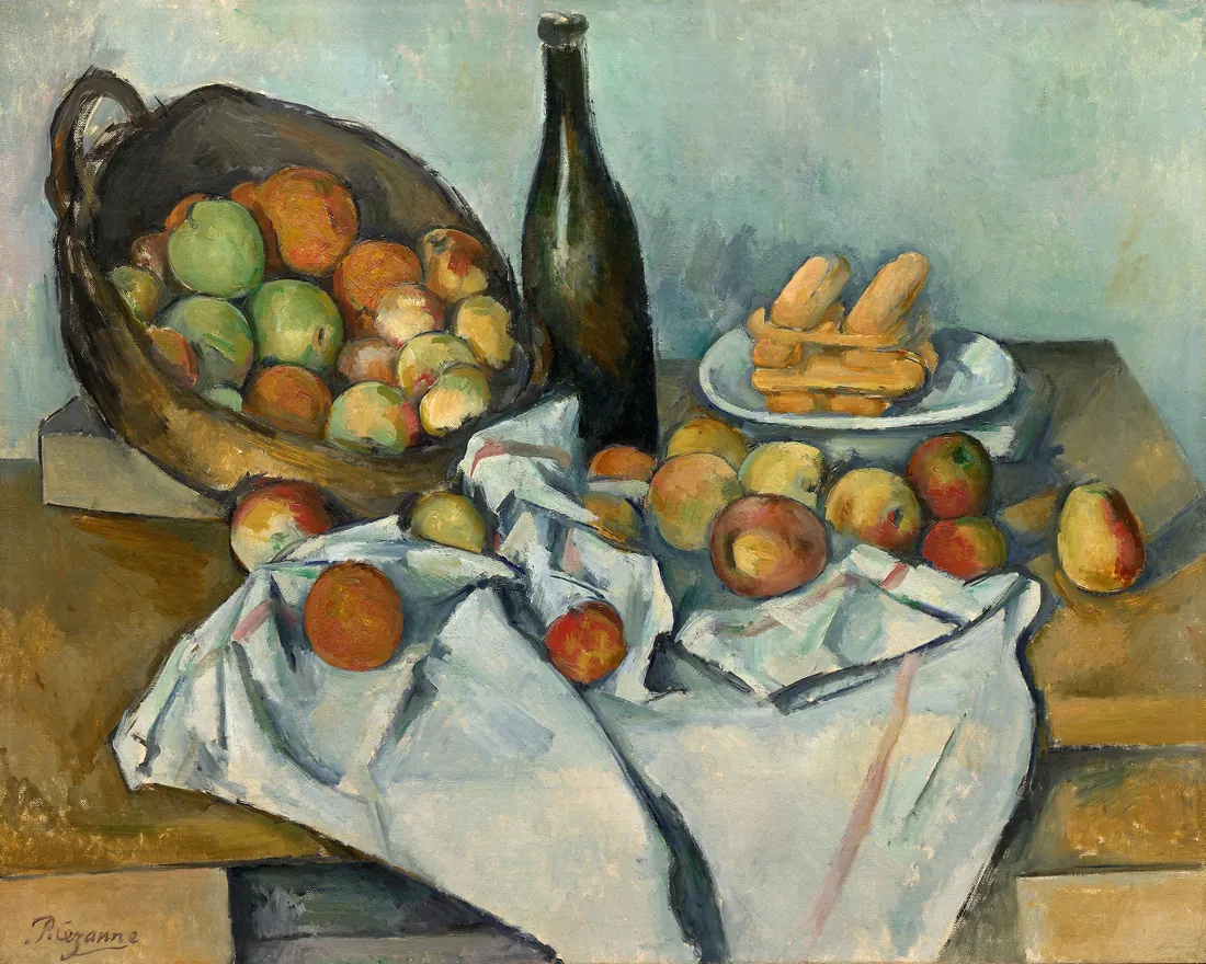 Paul Cézanne · La Corbeille de pommes The Basket of Apples