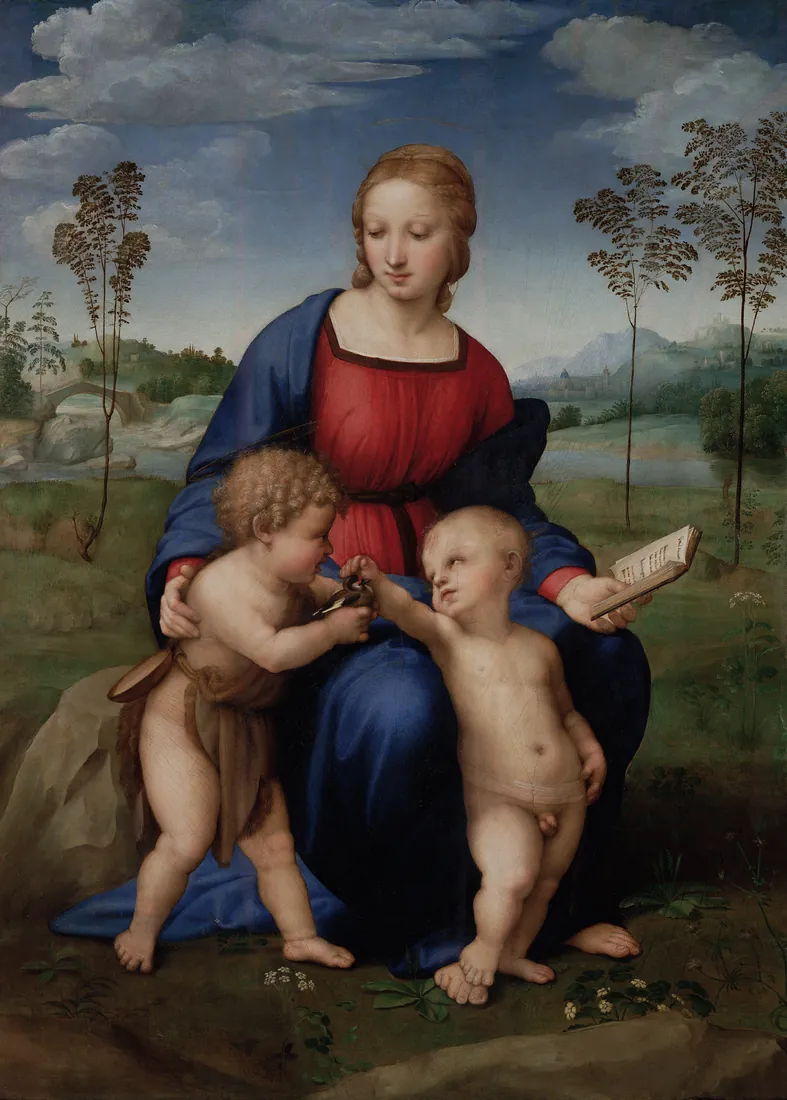 Raphael · La Vierge au chardonneret (en italien : Madonna del Cardellino), représentant Ma