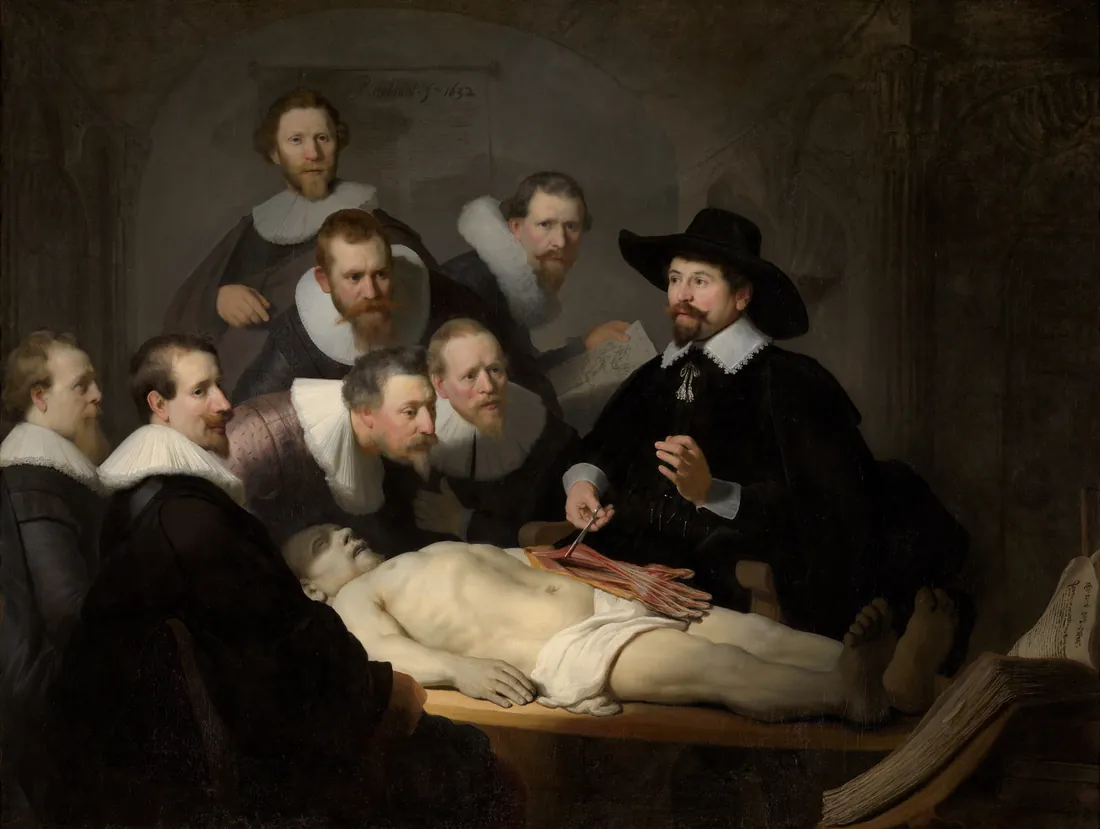 Rembrandt · The Anatomy Lesson of Dr Nicolaes Tulp