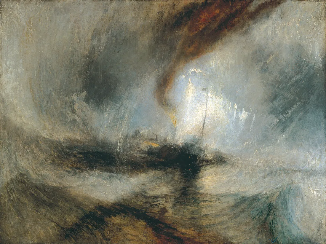 J. M. W. Turner · Snow Storm: Steam-Boat off a Harbour's Mouth
