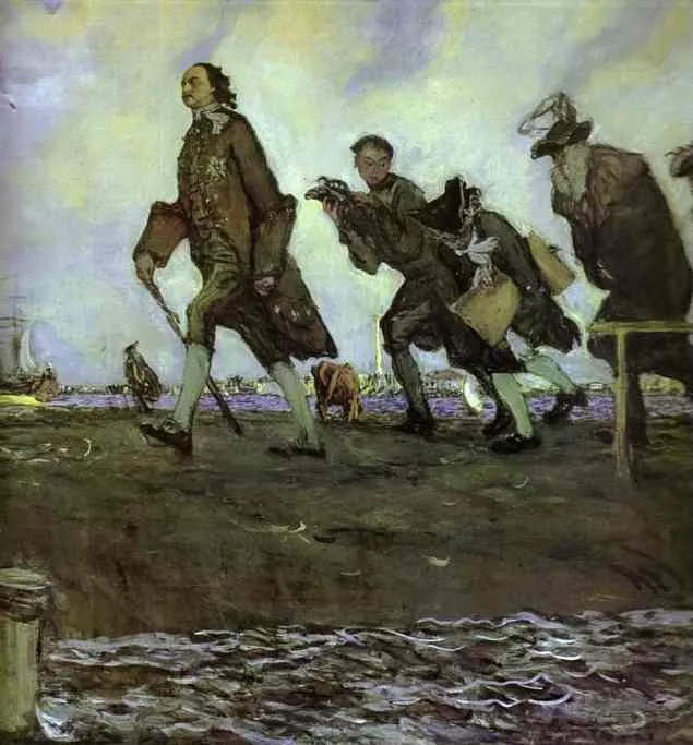 Valentin Serov · Serov — Peter the Great, Detail