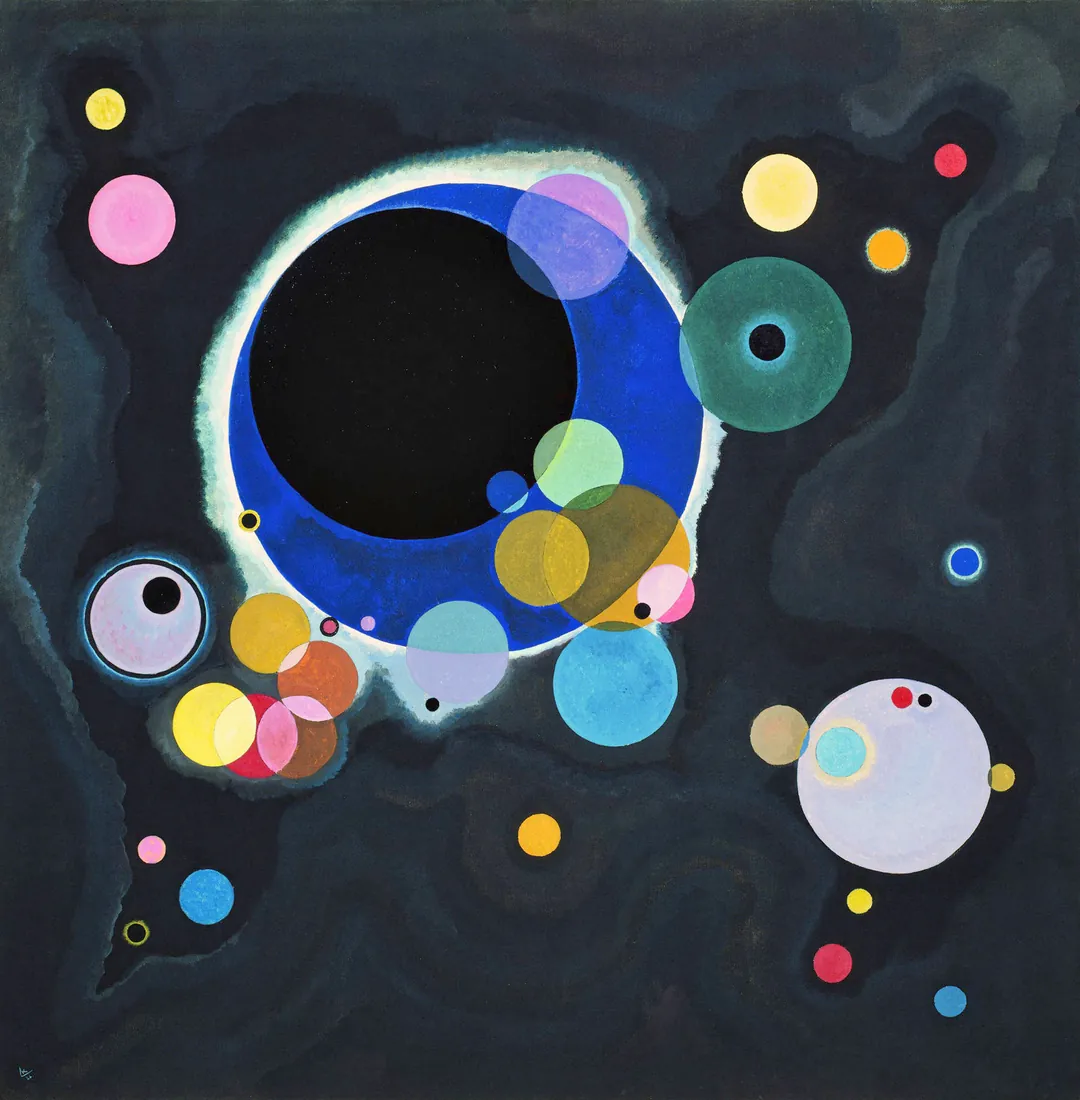 Wassily Kandinsky · Einige Kreise Several Circles