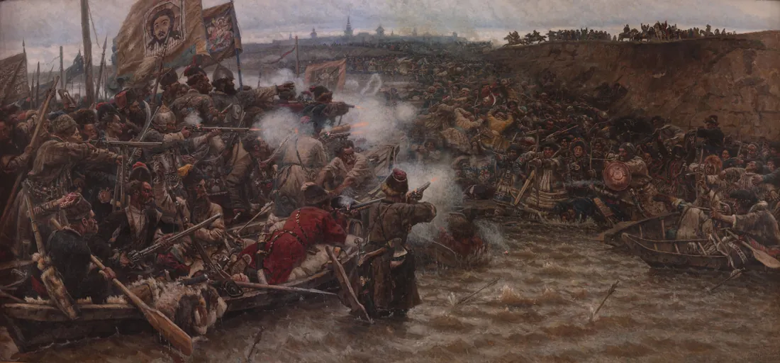 Vasily Surikov · Покорение Сибири Ермаком