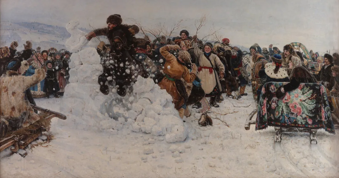 Vasily Surikov · Взятие снежного городка