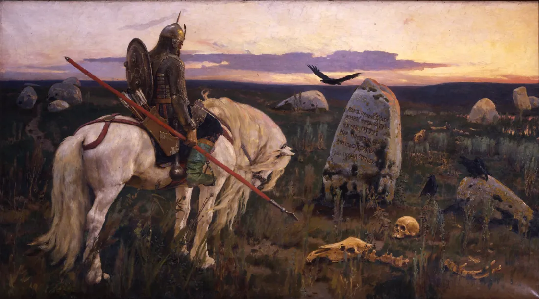 Viktor Vasnetsov · Витязь на распутье»Knight at the Crossroads
