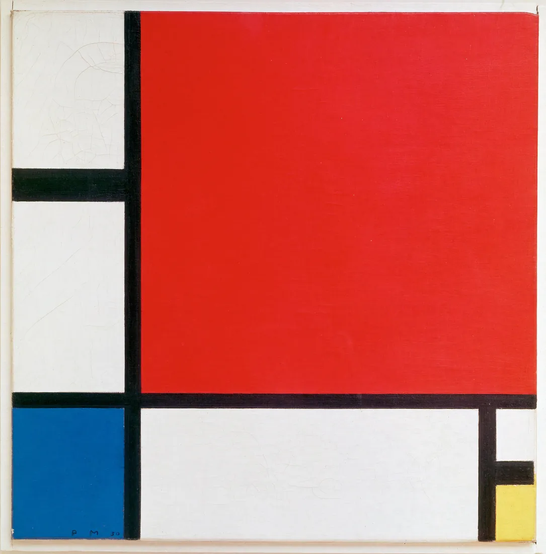 Piet Mondrian · Composition with Red, Blue, and Yellow