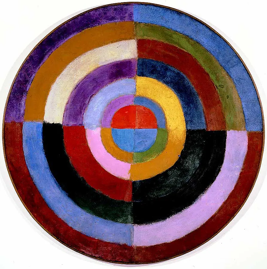 Robert Delaunay · Robert Delaunay, 1913, Premier Disque, 134 cm, 52.7 inches, Private coll