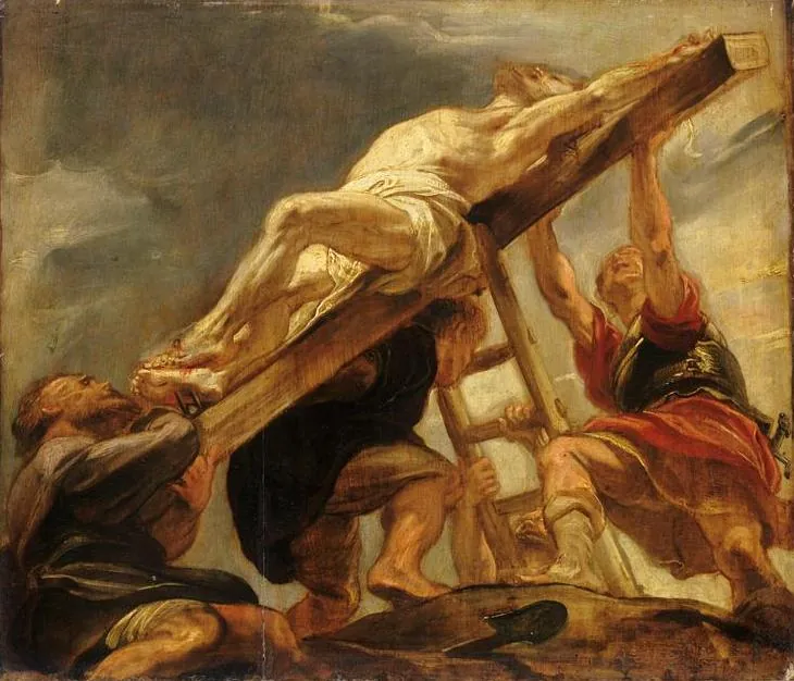 Peter Paul Rubens · The raising of the cross (Matthew 27: 31-37)