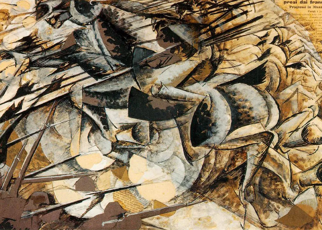 Umberto Boccioni · Charge of the Lancers
