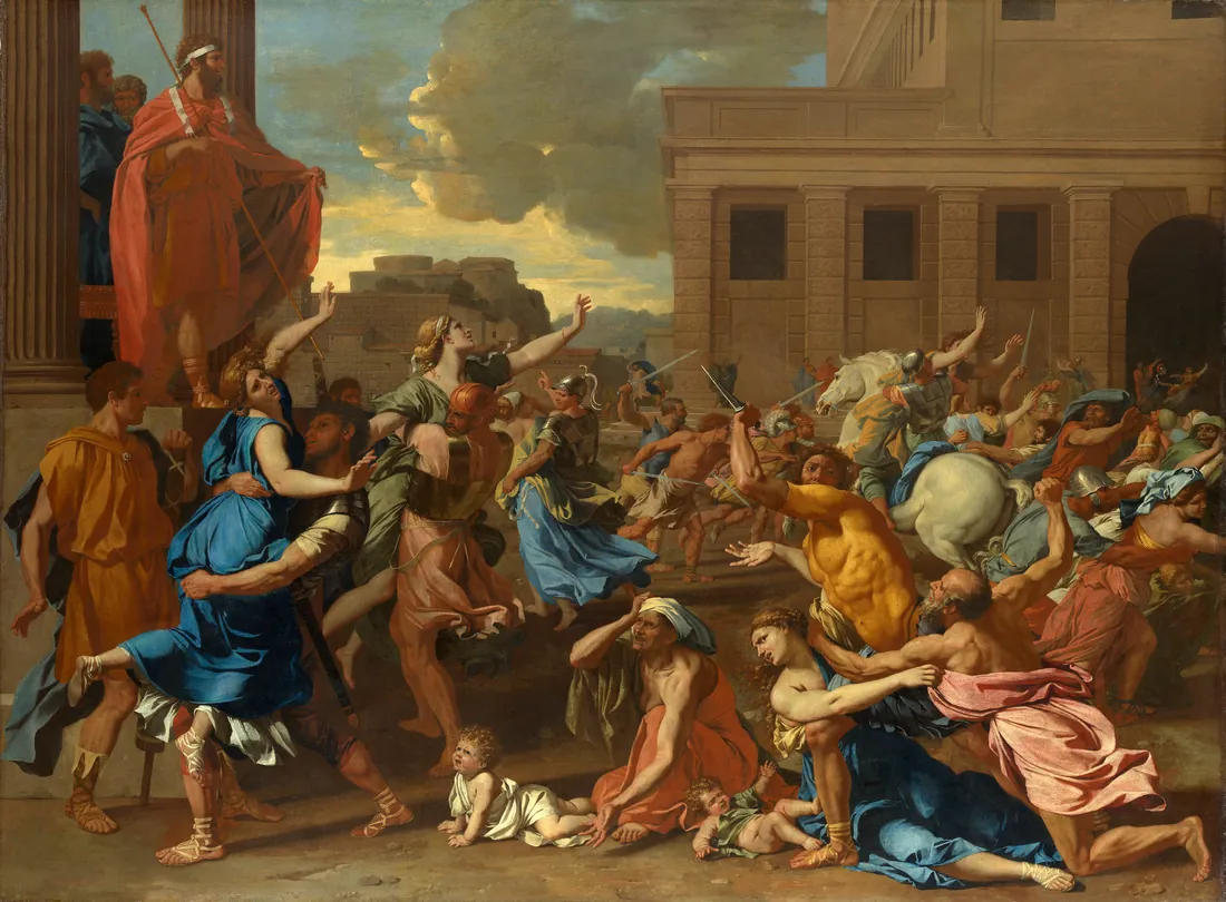Nicolas Poussin - L'Enlèvement des Sabines (1634-5)