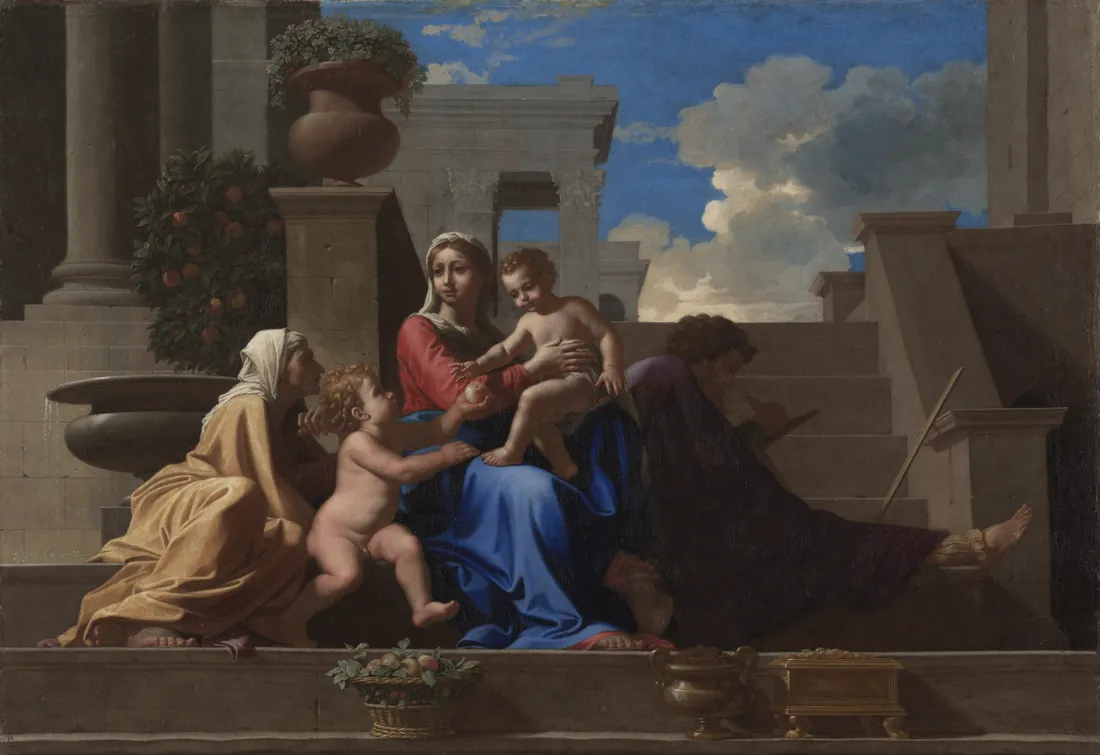 Nicolas Poussin · The Holy Family on the Steps