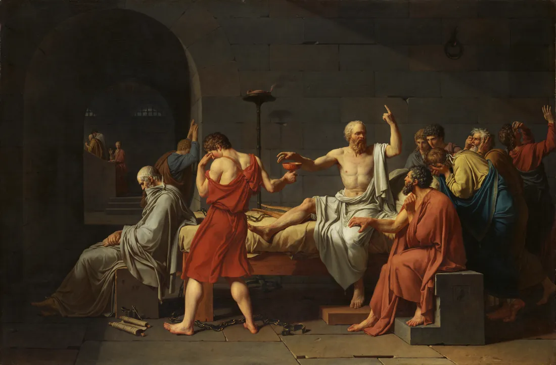 Jacques-Louis David · The Death of Socrates